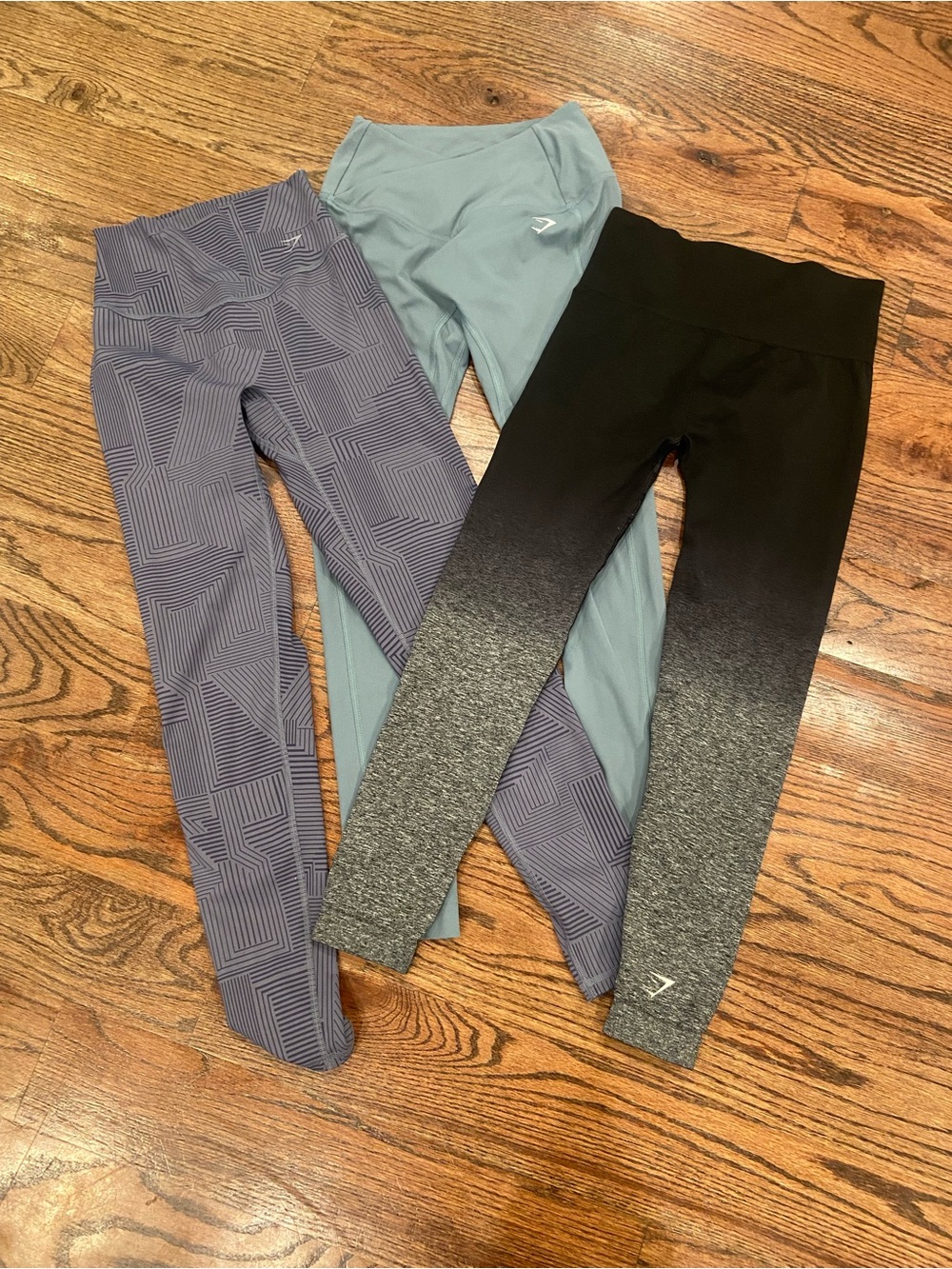 Gymshark leggings women’s XS black blue green long pants athletic bottoms